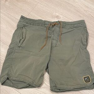 Rip Curl Sage Green Flat Front Shorts